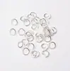 Anillas Abiertas de Acero Inoxidable para Pulseras Collares Anillos Broches Pequeños Hilo para Abalorios Accesorios de Joyería para Pendientes Hechos a Mano