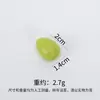 Mini pimiento berenjena col brócoli pinzas de cangrejo simulación PVC comida en miniatura escena de juego adornos de supermercado juguetes DIY