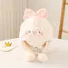 Gorros para Bebés y Niños Pequeños para Otoño e Invierno, Gorros Cálidos y Engrosados con Protección para las Orejas para Bebés Niñas, Gorros de Felpa a Prueba de Viento para Viajes de Pocos Meses