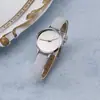 Nova Moda Coreana Tendência Mostrador Pequeno Redondo Pulseira de Moda Relógio de Quartzo Feminino Estudante Venda Direta da Fábrica