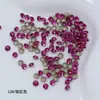 Arte de Uñas Diamante 4mm Rhinestone Redondo Colorido K9 Fondo Puntiagudo Diamante de Vidrio Accesorios para Joyería DIY Decoración Súper Brillante para Uñas