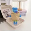 Colgantes de peces geniales, peces flácidos, peces que yacen planos de los residentes de Fondo de Bikini, accesorios para llaveros, chalecos de cama, Año Nuevo
