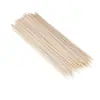 Fabricante de Espetos Descartáveis de Bambu Espetos para Churrasco Barriga de Porco Quadrado Plano Novo Estilo Chinês 4.0x40 Peça Inteira Espetos de Pele de Frango