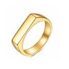 Anillo de Acero de Titanio de Gama Alta Estilo Ing Nicho Anillo Elegante Estilo Frío Joyería de Mano Europea y Americana Amazon Venta al por Mayor