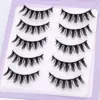 Pestañas Postizas Enteras Naimei de Una Pieza con Tallo Duro Tallo Transparente Estilo Natural COS Maquillaje Tailandés Pequeño Demonio Principiante Diario