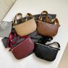 Bolso de Diseño Nicho Retro con Patrón Tejido para Mujer 2025 Verano Nuevo Popular Elegante Bolso Bandolera de Pecho Moda Riñonera