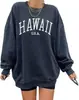 Moletom Oversized Feminino Langwyqu Los Angeles Califórnia