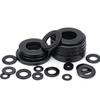 Arandela plana de acero inoxidable 304 negra M1.6-M20 Junta agrandada Junta de tornillo Huashi Meson