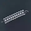 Explosiones europeas y americanas pulsera de diamantes de lujo gargantilla moda mujeres pulsera de cristal brillante joyería al por mayor