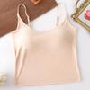 Sling Pequeno Hidratante de Pérola Nutritivo para os Seios Colete Pequeno com Bojo Sutiã Interno sem Uso de Roupa Íntima Antideslizante Leve Bojo Único Fixo Costas Bonitas