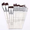 Pincel para pintura facial, pincel, pincel, 17 piezas, traje de agua, tiza, pincel para pintura al óleo, pincel acrílico, pincel para pintura al óleo, pincel de acuarela, fábrica de bolígrafos