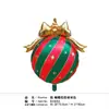 Accesorios de decoración navideña transfronterizos para fotografía, juguetes, globos, moños, bolas colgantes, globos de fiesta de papel de aluminio de dibujos animados