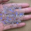 Wuzhou gema artificial piedra suelta cuentas color mágico AB luz azul imitación Piedra Lunar transparente perforada accesorios para joyería DIY