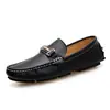 Zapatos de Hombre Transfronterizos, Zapatos sin Cordones, Zapatos Casuales sin Cordones para Conducir de Hombre, Zapatos de Cuero Talla Extra Grande, Mocasines de Comercio Exterior para Hombre