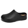 Verão Cross-border casal Baotou chinelos comércio exterior plus size impermeável e à prova de óleo chef sapatos moda enfermeira sapatos brancos atacado