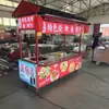 Carrinho de Lanches Multifuncional Estilo Vintage para Venda de Camarão Cozido, Maçã Caramelada, Pato Assado, Comida Cozida, Glúten Grelhado e Espetinhos Fritos; Popular Online