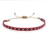 Pulsera de Estilo Bohemio con Patrón de Corte Español para Mujer, Joyería Hecha a Mano con Cintas Tejidas de Estilo Étnico Nepalí