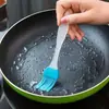 Pequeño Pincel de Aceite de Silicona Resistente a Altas Temperaturas para Hornear, Asar a la Parrilla, Freír en Sartén, Cocina Casera, Hornear Pasteles, Pequeño Pincel que no Suelta Cerdas, Horno