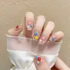 Patrón Hormiga Relieve 3D Flor Pequeña de Cinco Pétalos Pegatinas para Uñas Populares Frescas y Coloridas Calcomanías de Flores para Uñas Yt8366