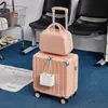 Set de maletas tamaño pequeño para equipaje de mano de avión estuche de viaje pequeño con contraseña ruedas giratorias para mujer estuche con barra extensible resistente a los arañazos para hombre