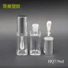 Tubo de Plástico Transparente com Haste Grossa para Gloss Labial Cosmético Quadrado Óleo Labial Esmalte Labial Tubo Vazio Material de Embalagem Fornecimento