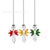 Entre no PDD Crystal Sun Catcher pingente de cristal pingente de Natal decoração de jardim apanhador de sol cor sinos de vento