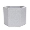 Minimalista Escandinavo Hexagonal Rectangular Imitación Cemento Mini Suculenta Melamina Maceta Planta Verde Simulada Maceta de Melamina No Porosa