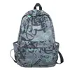 Mochila Nueva Estilo para Estudiantes de Secundaria y Preparatoria Moda Graffiti Campus Viajes de Ocio Gran Capacidad Bolsa Escolar Venta al por Mayor