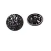 Botones Huecos de Metal Entrelazado Cosidos a Mano para Abrigos de Lana, Chaquetas, Trajes y Ropa Formal