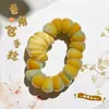 Pulseira Torcida à Mão Super Fofa de Mini Dente de Alho, Mangostão, Semente de Bodhi, Peça Pequena de Brinquedo, Placa de Mão para Ponta do Dedo