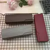 Estuche para Gafas de Madera Cuadrado con Textura, Moda Creativa con Ranura, Estuche Sencillo y Elegante para Gafas, Estuche para Gafas de Sol, Múltiples Estilos, Venta al por Mayor en Stock