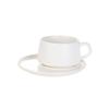 Conjunto Simples Europeu e Americano ins de Xícara e Pires para Café Branco Fosco Preto Presente de Natal Xícara de Café