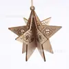 Colgante Decorativo para el Hogar Creativo Árbol de Navidad Adornos de Madera para Colgar Bricolaje Ensamblados en 3D Adornos de Decoración Festiva