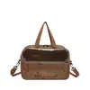 Bolso de Mano Cuadrado Pequeño de Estilo Coreano de Moda Transfronterizo para Mujer, Bolso de Hombro Nuevo de Patchwork de PVC para Verano 2026, Bolso Cruzado Versátil