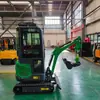 Exportado a Rusia: Máquina Excavadora de Zanjas para Jardín Municipal, Mini Excavadora de Orugas para Construcción, Excavadora Trituradora Multifuncional