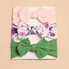 3 Piezas Diadema para Bebé Bufanda para la Cabeza de Bebé Nueva de Primavera y Verano Europea y Americana Combinación Linda de Diadema con Lazo para Niños