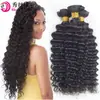 Peluca Malasia 10a Extensiones de Cabello Humano Malasio Ondulado Profundo