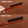 Fábrica direta noite maquiagem pente prato cabelo noite pente porco Mané três fileiras de cauda pontiaguda pente cabelo pente logotipo