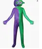 Halloween Rainbow Friends Roblox Game Roupa Cosplay Monstro Azul Macacão