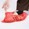 Cubrezapatos, Cubrezapatos Desechables, Cubrezapatos Gruesos No Tejidos, Nuevos Cubrezapatos Rojos de Invierno, Cubre Pies Domésticos para Interiores al por Mayor