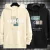 Sudadera con capucha de otoño para hombre, estilo primavera/otoño 2025, top casual holgado para adolescentes, chaqueta oversized de marca de moda