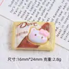 Meow Chocolate Brillante Hecho a Mano DIY Pegamento de Crema Funda para Teléfono Móvil Vehículo Eléctrico Pasador Joyería Paquete de Materiales Al por Mayor