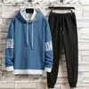 Conjunto Esportivo Novo Primavera e Outono Masculino Moda Outono 2023 Moletom Bonito Confortável Moderno Marca Conjunto de Duas Peças