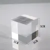 Columna Quadrada Transparente de Acrílico Suporte de Cristal Modelo de Brinquedo Suporte de Exibição Cosméticos Joias Cerâmica Antiga Suporte de Base