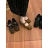 Zapatos de tacón alto gruesos de gamuza marrón de nicho para mujer, modelo nuevo 2026, alta gama, adecuados para combinar con faldas, zapatos Mary Jane de noche para mujer
