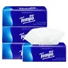 Paquete Individual de Papel de Tejido Depot Tem.Po de 4 Capas Extra Grueso y Grande, Sin Perfume, Tamaño Grande, Servilletas Domésticas, Pañuelos Faciales