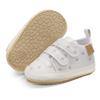 Zapatos para Caminar para Bebé de 0-1 Año de Edad para Primavera y Otoño Pu Velcro Unisex Tenis para Bebé Zapatos de Interior y Exterior Zapatos de Cuero Suela Suave