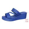Sandalias de plataforma con cuña extranjeras de suela gruesa, estilo europeo y americano, para mujer, 2026, para uso transfronterizo, venta al por mayor, tallas grandes