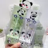 Caneta Gel Nova Tendência Panda Scooter, Caneta Criativa de Alta Estética, Brinquedo Fofo de Alívio de Estresse para Ponta do Dedo, Brinquedo da Moda