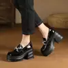 Novos Mocassins Macios Antiderrapantes de Couro Macio com Sola Grossa para Aumento de Altura para Pessoas Baixas - Primavera e Outono